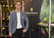 Bram Timmermans van Boomkamp Boomkwekerijen stond er met zijn bloeiende Heesters.